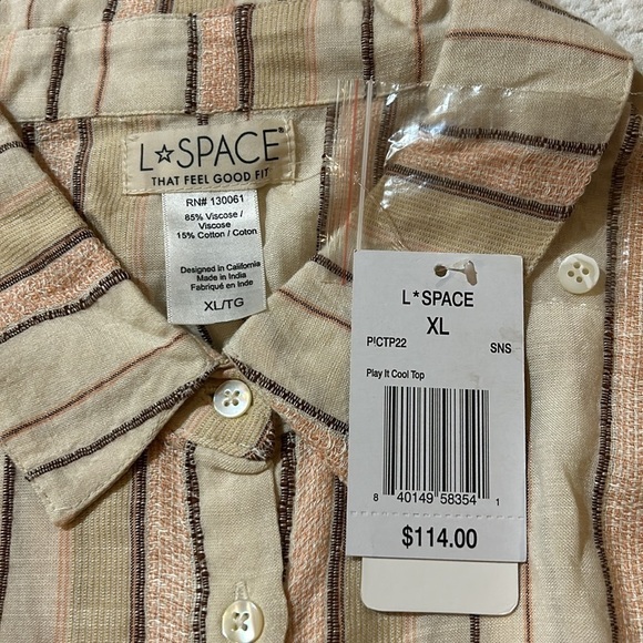 L Space Play It Cool Crop Top. NWT. XL - Picture 7 of 10